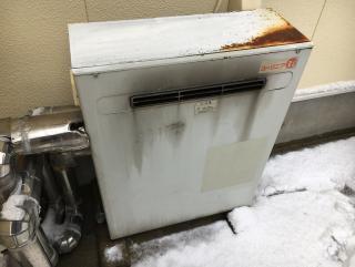 白山市　ファミッツ　リフォーム　給湯器　交換