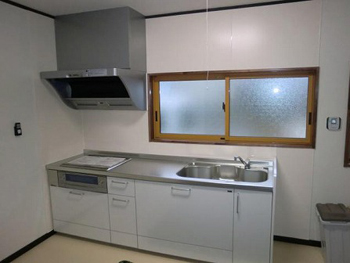 スペースを有効活用した広々としたキッチンになり、とっても快適です！